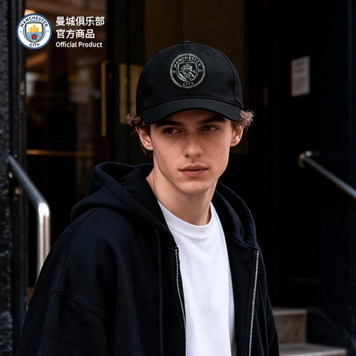 【官方正版】曼城俱乐部 | 黑色棒球帽男女款休闲帽百搭时尚 商品图3