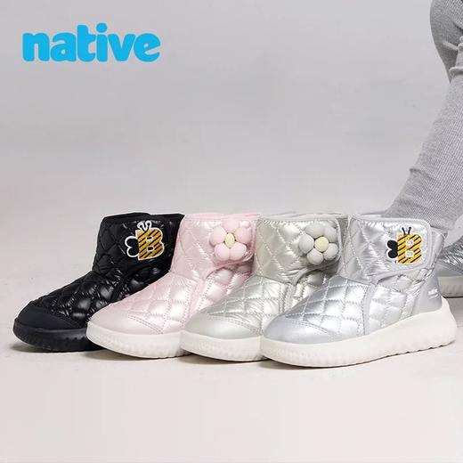 老米优品🎈薅羊毛！品牌方直发福利！《Native儿童秋冬加绒保暖雪地靴短靴》加厚毛绒衬里，菱格纹绗缝工艺精致有型，轻微防泼水设计！ 商品图11