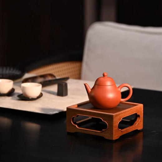 云纹香座 金丝楠木 紫光檀 商品图4