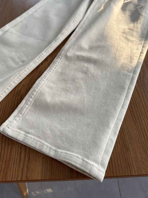 【秒杀价已调 直接拍】Moco 米白色加绒 磨毛通勤 微弹 直筒裤 怎能不留 商品图14