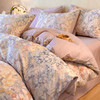 全棉磨毛~秋冬高级感主卧室纯棉四件套 轻磨毛美式田园 可爱卡通 水墨国风多种风格 贴肤裸睡级温暖舒适 商品缩略图5