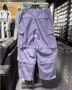 安踏SV|欧文系列25年新款可拆卸梭织休闲长裤七分裤短裤172531505V【库存有限，如无货将做退款，介意慎拍！】