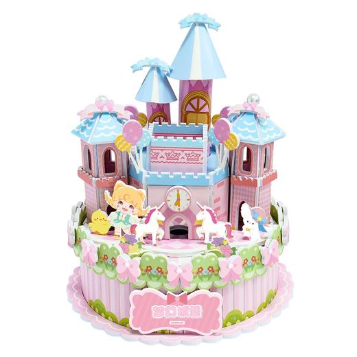魔法城堡音乐盒DIY手工拼装积木模型-纪念日百货门店同款168495393 商品图4
