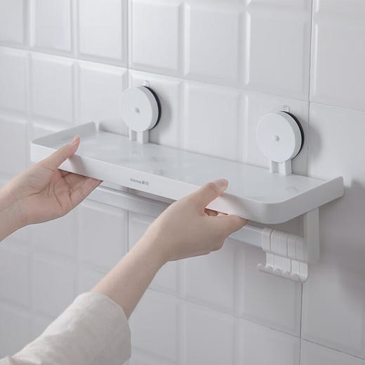 茶花 卡乐免打孔吸壁置物架挂钩 255009 商品图4