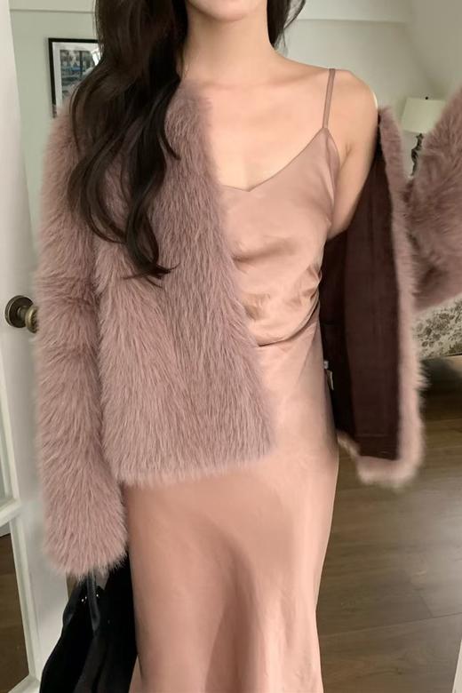 ELLA JADE 名媛风毛绒气质皮草外套 21979 商品图2