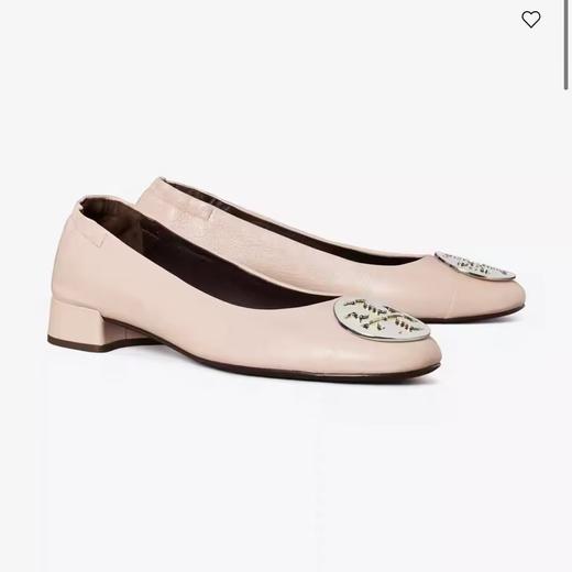 TORY BURCH 芭蕾平底鞋女  156751-236-F 粉色.【鞋底有膜，试穿小心】 商品图0