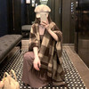 【苏格兰女孩】用料2.2m羊毛格纹披肩 斗篷外套 女秋冬外搭披肩 商品缩略图4
