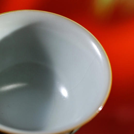 问鼎汝瓷鼎峰系列凤凰纹（月白精工复刻款雨尘杯） 商品图5
