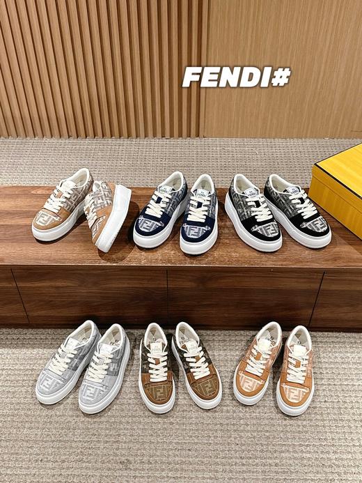 FENDI芬迪新款厚底板鞋休闲运动鞋（ZX*DBG） 商品图0