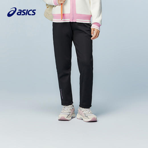 ASICS/亚瑟士儿童25年女童针织弹力收口裤柔软舒适保暖运动长裤 商品图1