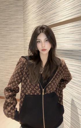 驴家  25FW monogram双面连帽束腰夹克（DY）