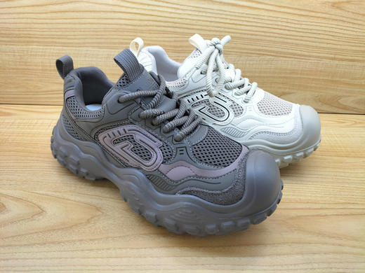 2024秋季新款豪行女鞋24301016皮网舒适软底防滑运动休闲单鞋 商品图5