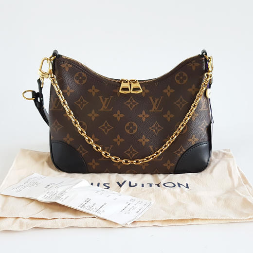 【95新】LV路易威登BOULOGNE系列M45831  老花BOULOGNE黑牛角单肩斜挎包女士 301125NJT02 商品图1