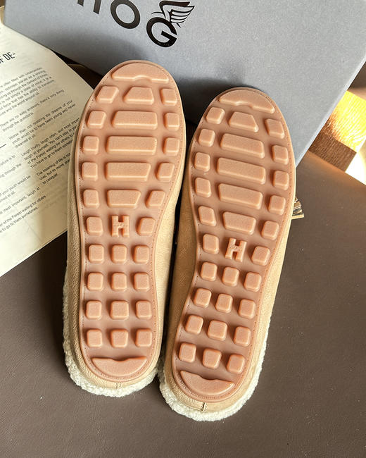 现货 THS-限时 霍根家 女款休闲毛毛拖鞋 H693时尚穆勒鞋 2色 BZ1277 商品图10