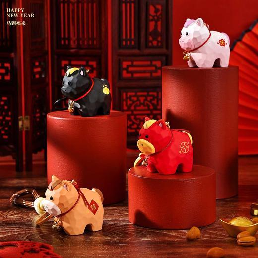 仿木雕小马挂件钥匙扣-纪念日百货门店同款168045860 商品图1