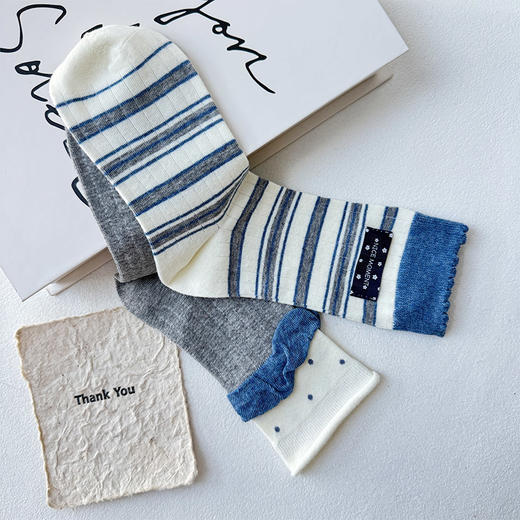 基础-简约韩系中筒袜-纪念日百货门店同款168100064 商品图2