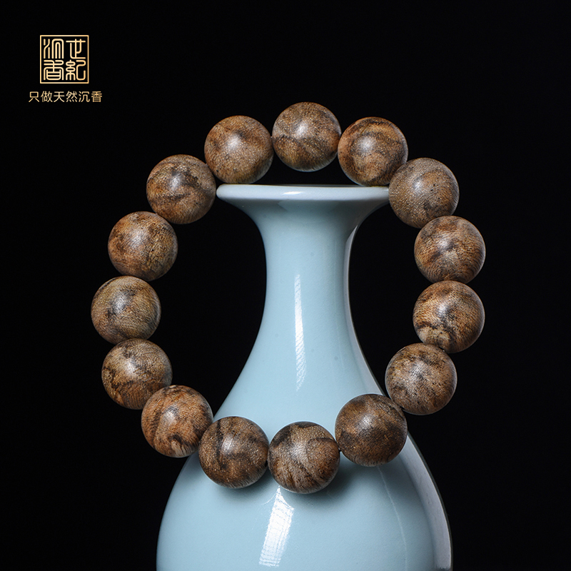 天然菩萨奇沉香手串 14.8mm*15颗 19克 SP7949