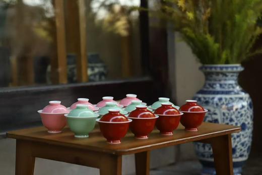 一器一色，一色一境，景德镇单色釉盖碗 商品图0