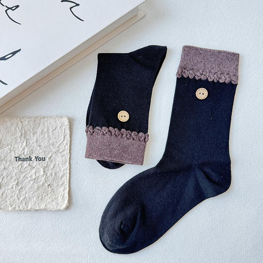 基础-简约咖啡豆豆袜子-纪念日百货门店同款168148447 商品图4