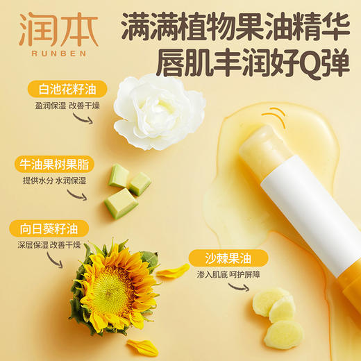 润本婴儿润唇膏葡萄柚儿童唇膏-纪念日百货门店同款167447242 商品图2