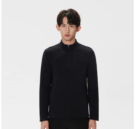 贸易代工刚到的新订单!Kl小树立领抓绒保暖半拉链夹克衫！  树苗保暖衣 商品图1