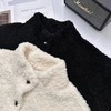 D121032冬季轻盈高保暖立领单排扣羊羔毛高质感毛毛外套 商品缩略图3