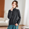 半拉链立领毛衣通勤高级感，软糯针织衫休闲宽松上衣CC-22-2860 商品缩略图1