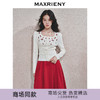 MAXRIENY【商场同款-节庆穿搭新年红】MAXRIENY玫瑰绣修身针织衫女(货号:MC85SW787) 商品缩略图0
