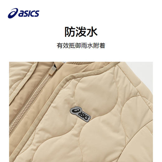 ASICS/亚瑟士童装25年防泼水潮流夹棉棒球夹克撞色假两件时尚百搭 商品图2