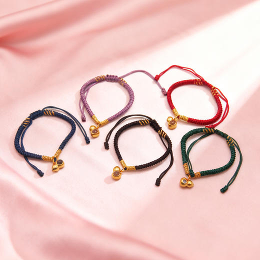 泰山文创泰山老奶奶微雕手绳手工编织绳红绳手链礼盒装伴手礼 商品图2