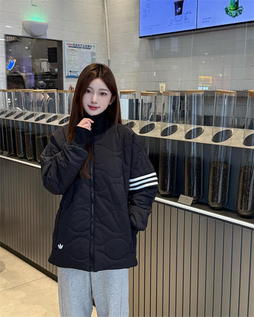 AD秋冬男outlets梭织轻盈舒适休闲运动棉服棉衣 商品图3