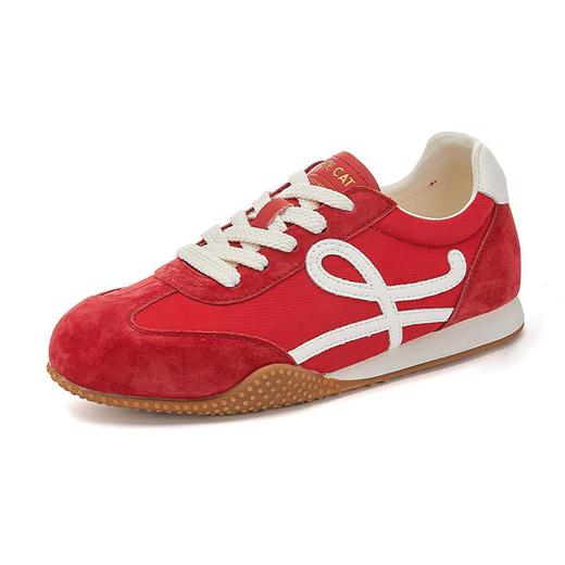 真皮阿甘鞋女2026春季新款厚底女士运动单鞋休闲百搭芭蕾德训鞋女 商品图2