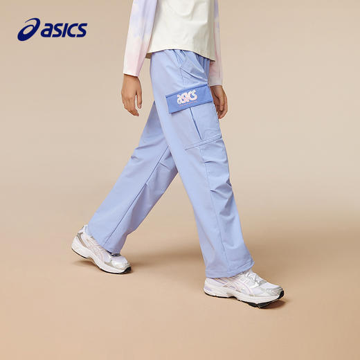 ASICS/亚瑟士儿童25年女童新款降落伞裤三防面料运动弹力梭织长裤 商品图0