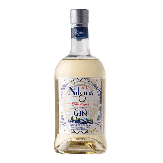 企鹅市集|限量贩售 印度阿目 蓝色高山 桶陈金酒750ml Nilgiri GIN 橘子酱柠檬草香 商品图6