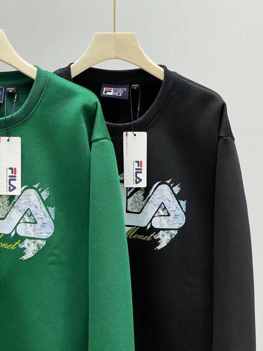 D121003秋冬季新款男女情侣针织加绒款圆领卫衣 商品图10