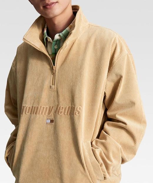 T.H 元单 宽松灯芯绒半拉链夹克 WT942 商品图0