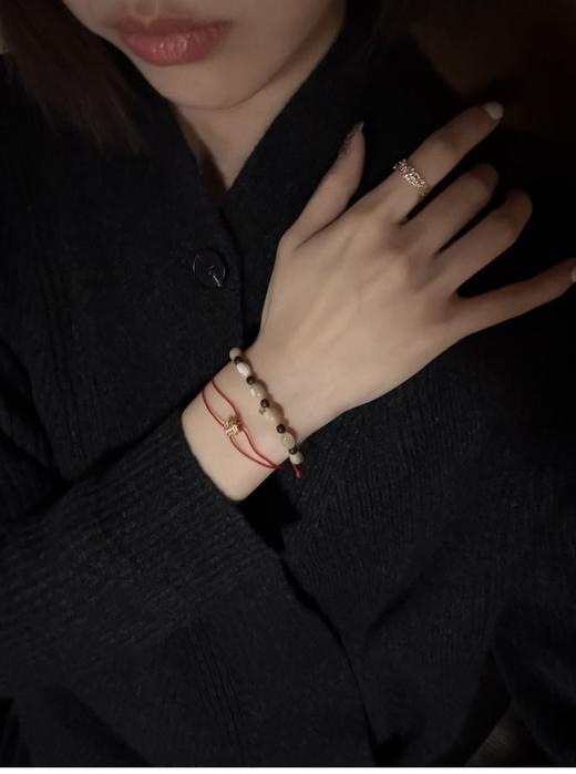 新年小红绳来咯～ 平安扣小红绳！纯元ooa*k 蕾丝纯银s925通体镀18k真金 商品图9