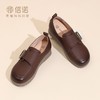信诺真皮妈妈鞋子中老年软底单鞋女士休闲鞋平底皮鞋2025新款秋季5Q1033-6 商品缩略图6