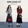 【12/10新品6折】熙世界韩系慵懒风套头毛衣女2025秋冬长袖宽松设计感翻领针织上衣 商品缩略图2