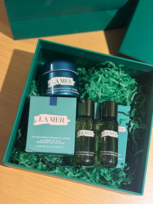 【韩国直邮】LAMER/海蓝之谜晚霜60ml+精粹水30ml*2 含礼盒礼袋 商品图1