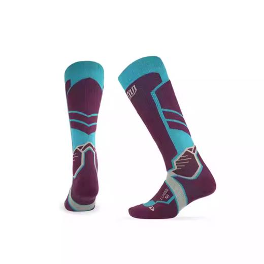 【六折特卖】ZEALWOOD滑雪袜男女保暖美丽诺羊毛长筒高筒毛巾底专业Z-CROSS运动袜 商品图3