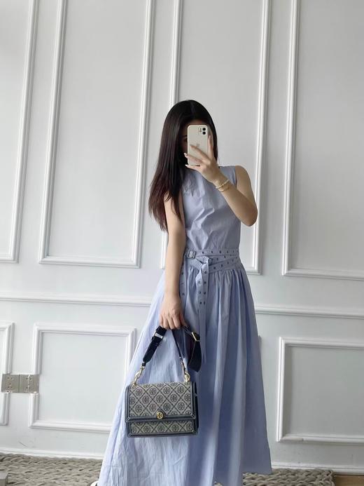 【品牌授权】经典复古牛皮印花单肩斜挎手提包老花风琴包小方包休闲百搭TB女包 商品图2