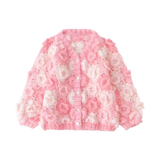 苏苏姐家梦羽拼花外套手工diy编织钩针毛线团自制梦羽衣服材料包 商品图4