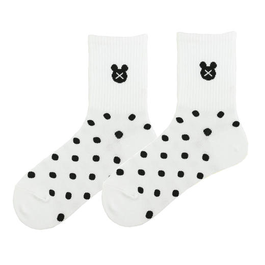 【可积分兑换】【6双】女士/学生中长筒棉袜时尚四季棉袜【2112205/2122202/2112203】 商品图2