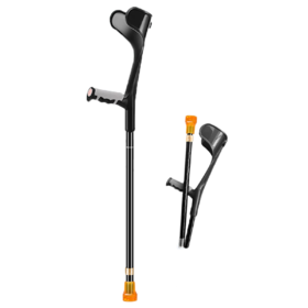 美国 BQKOZFIN 肘拐手臂式拐杖 可伸缩折叠  带防滑底座 一对