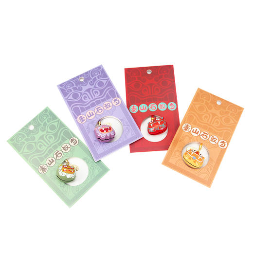 泰山石敢当平安祈福铃铛旅游纪念品可爱包包手机挂件伴手礼 商品图2