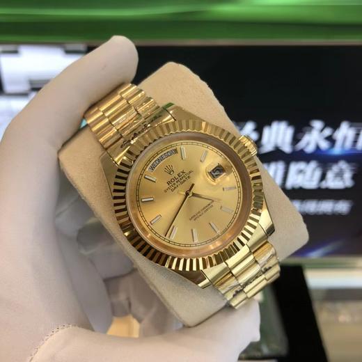 D121015日志型系列自动机械机芯金色表盘男士腕表 商品图4