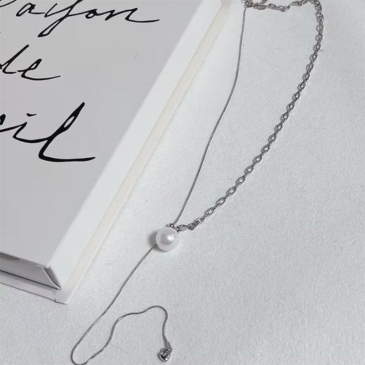 白月光珍珠毛衣链项链-纪念日百货门店同款167796400 商品图1