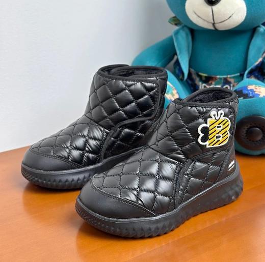 老米优品🎈薅羊毛！品牌方直发福利！《Native儿童秋冬加绒保暖雪地靴短靴》加厚毛绒衬里，菱格纹绗缝工艺精致有型，轻微防泼水设计！ 商品图0
