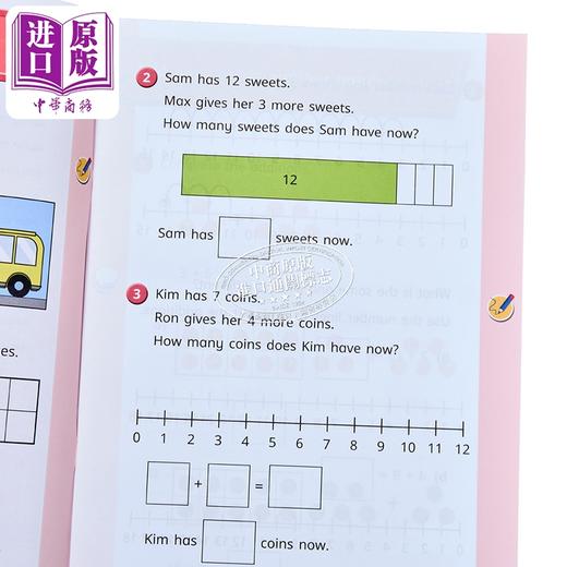 预售 【中商原版】英国白玫瑰数学练习册 一年级春季套装5册 White Rose Math Year 1 Spring Block 1 -5 小学加减法学习英文原版 商品图2